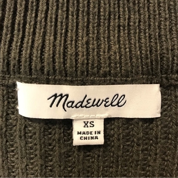 Madewell Patch Pocket Pullover Sweater, Size XS - Picture 11 of 15